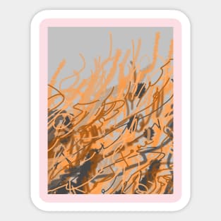 Orangey Sea Sticker